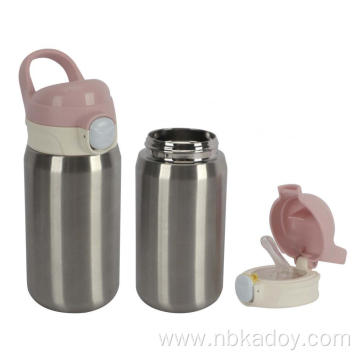 STAINLESS STEEL BOUNCING STRAW THERMOS CUP